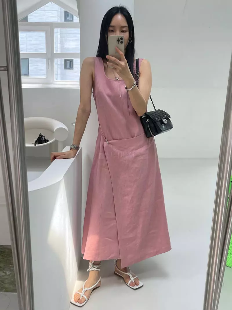 Kare - Korean Women Fashion - #pursuepretty - Buckle One-piece - 7