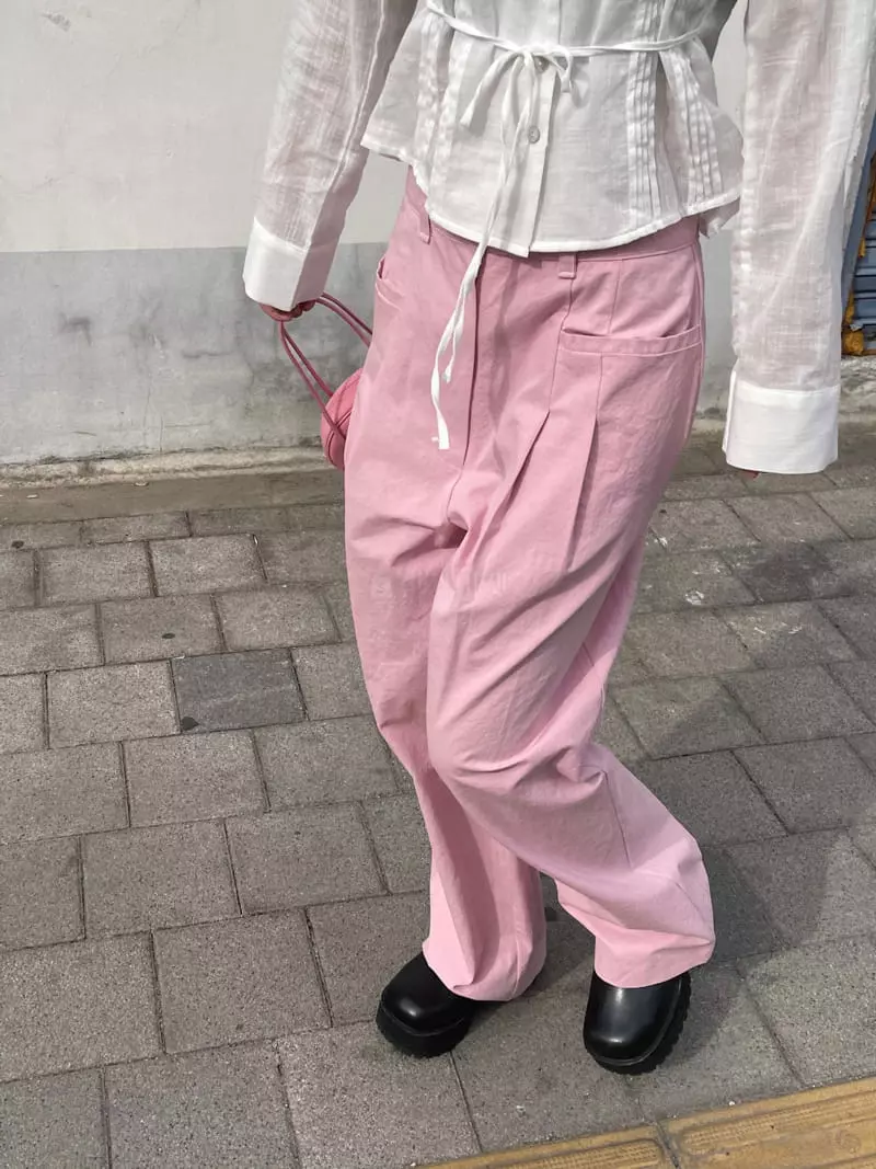 Kare - Korean Women Fashion - #restrostyle - Flip Pants - 7