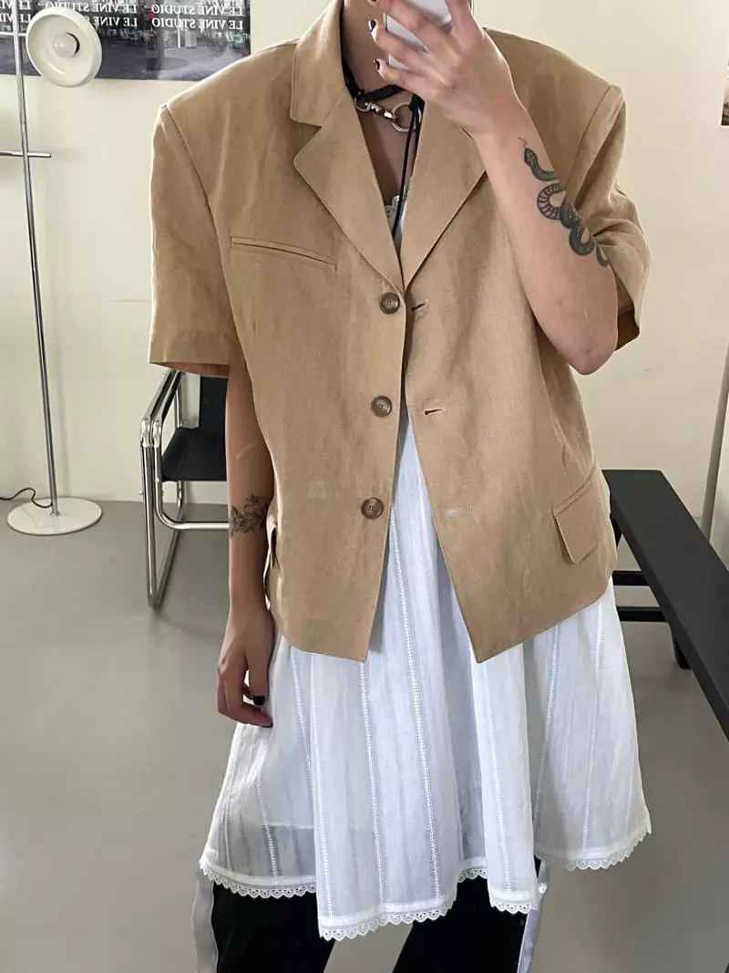Kare - Korean Women Fashion - #restrostyle - Lobin Jacket - 4