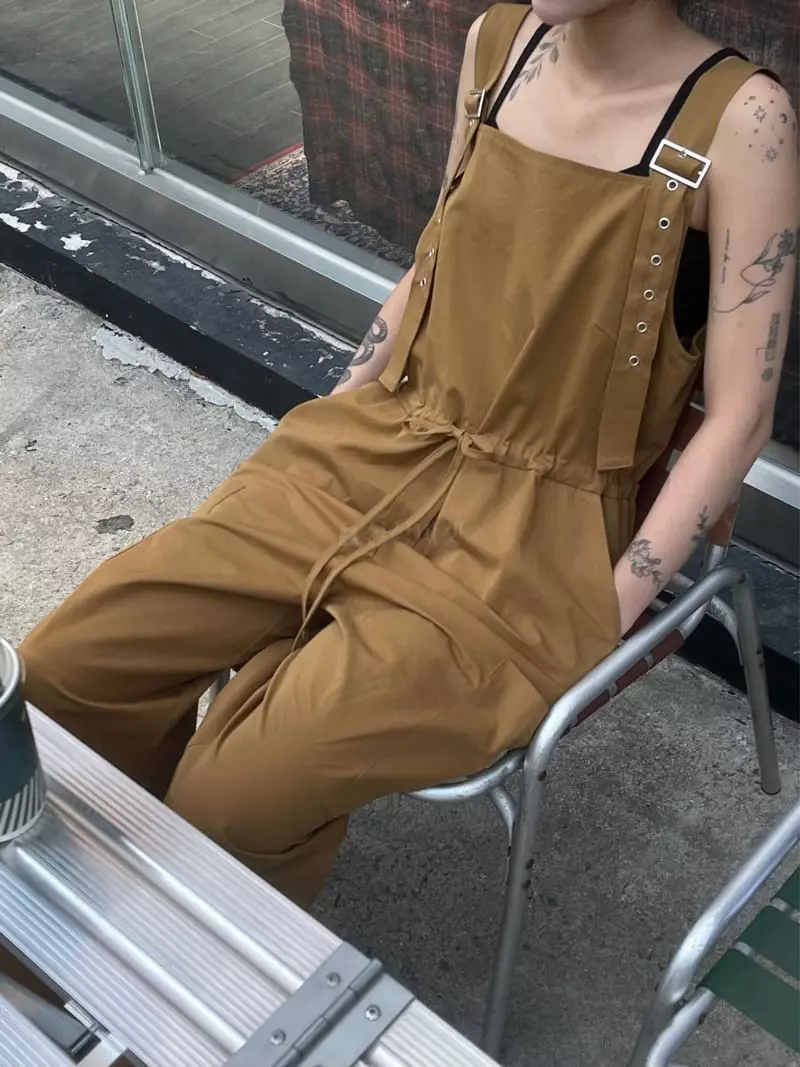 Kare - Korean Women Fashion - #shopsmall - Lendle Overalls - 4