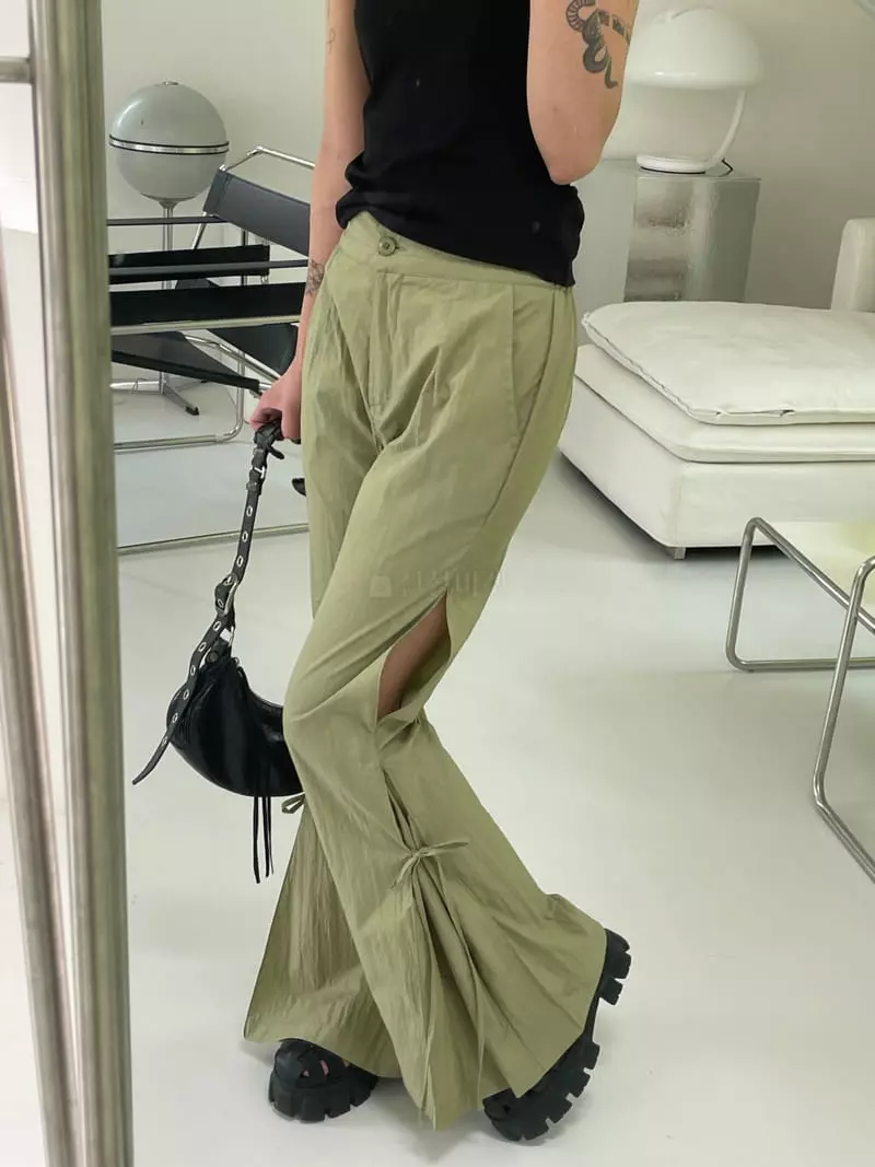 Kare - Korean Women Fashion - #vintageinspired - Plan Pants - 4