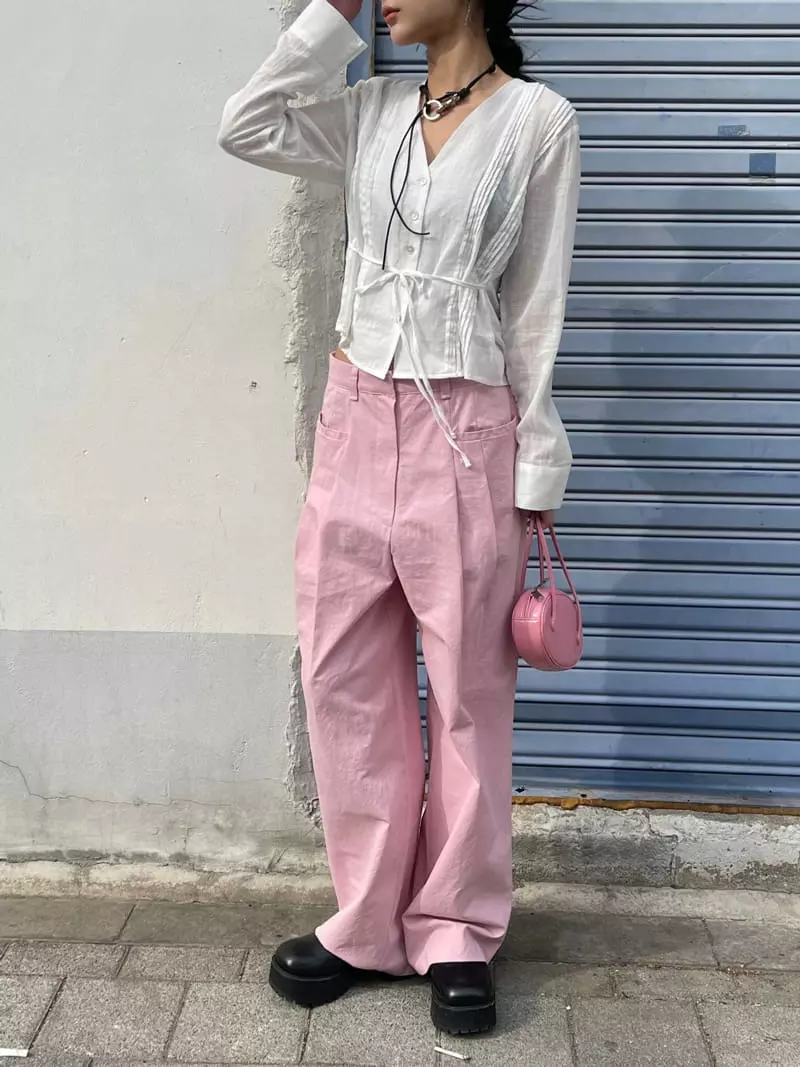 Kare - Korean Women Fashion - #womensfashion - Flip Pants - 3