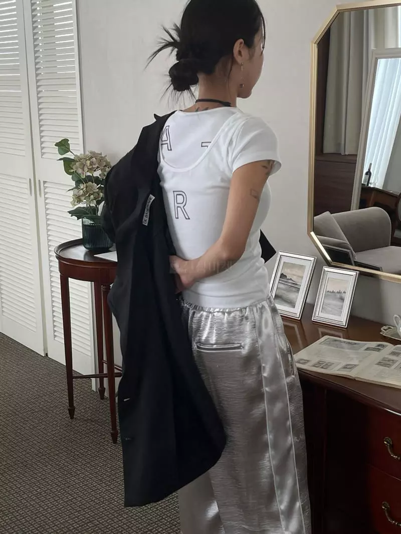 Kare - Korean Women Fashion - #womensfashion - Art Tee Set - 7