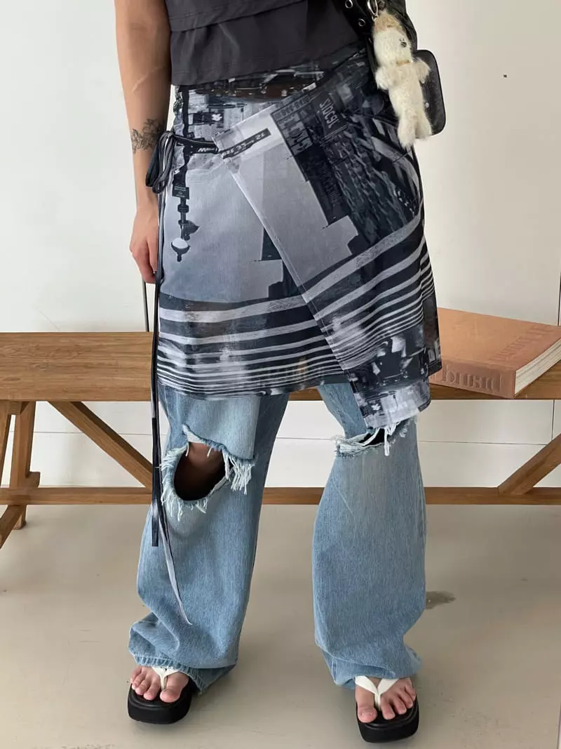 Kare - Korean Women Fashion - #womensfashion - City Wrap Skirt - 3