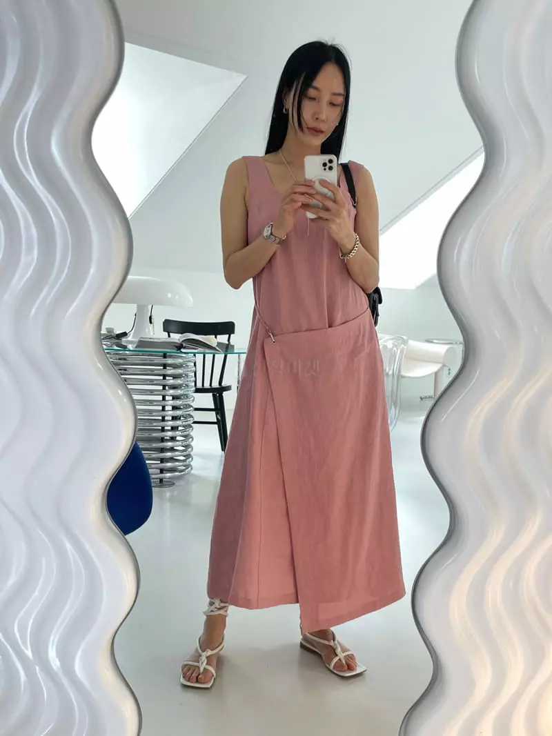 Kare - Korean Women Fashion - #momslook - Buckle One-piece - 4