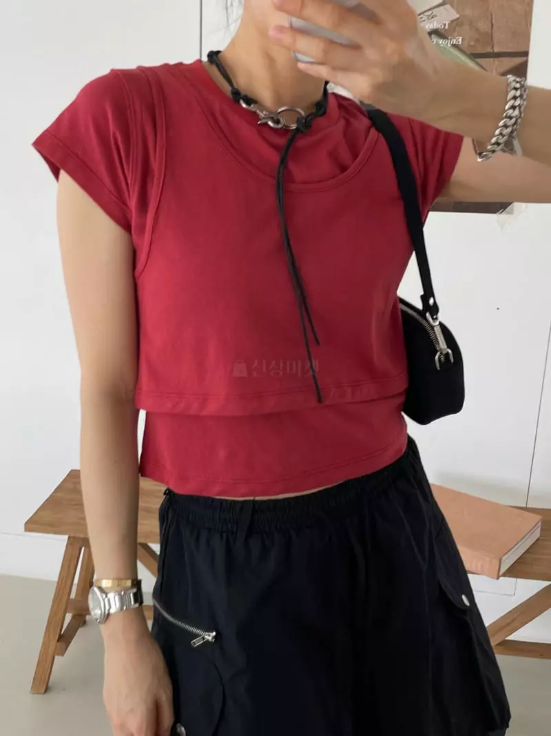 Kare - Korean Women Fashion - #womensfashion - Layered Set - 7