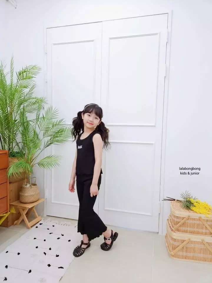 Lalabongbong - Korean Children Fashion - #childofig - Cool Pleats Top Bottom Set - 3