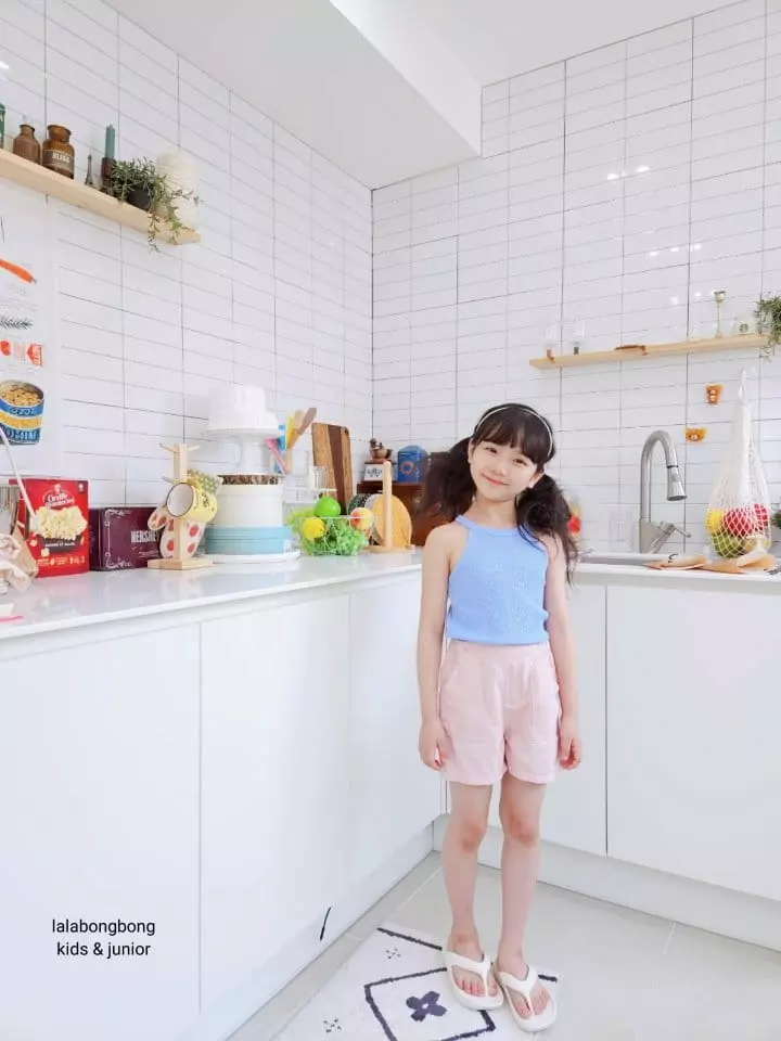 Lalabongbong - Korean Children Fashion - #kidsshorts - Wholter Sleeveless - 5