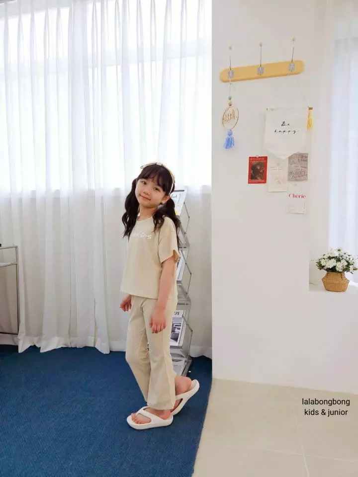 Lalabongbong - Korean Children Fashion - #kidzfashiontrend - Friends Top Bottom Set - 11