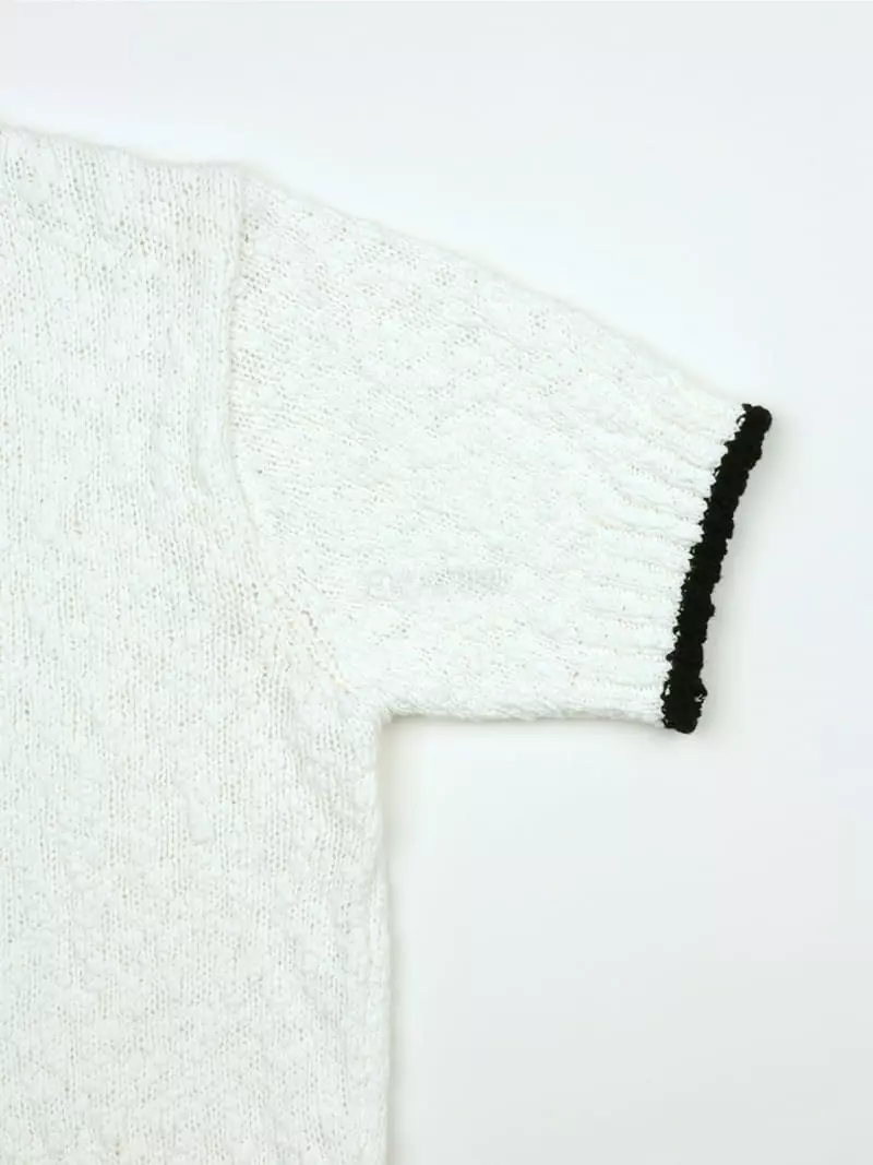 Lamerei - Korean Women Fashion - #momslook - Line Color Knit Top - 2