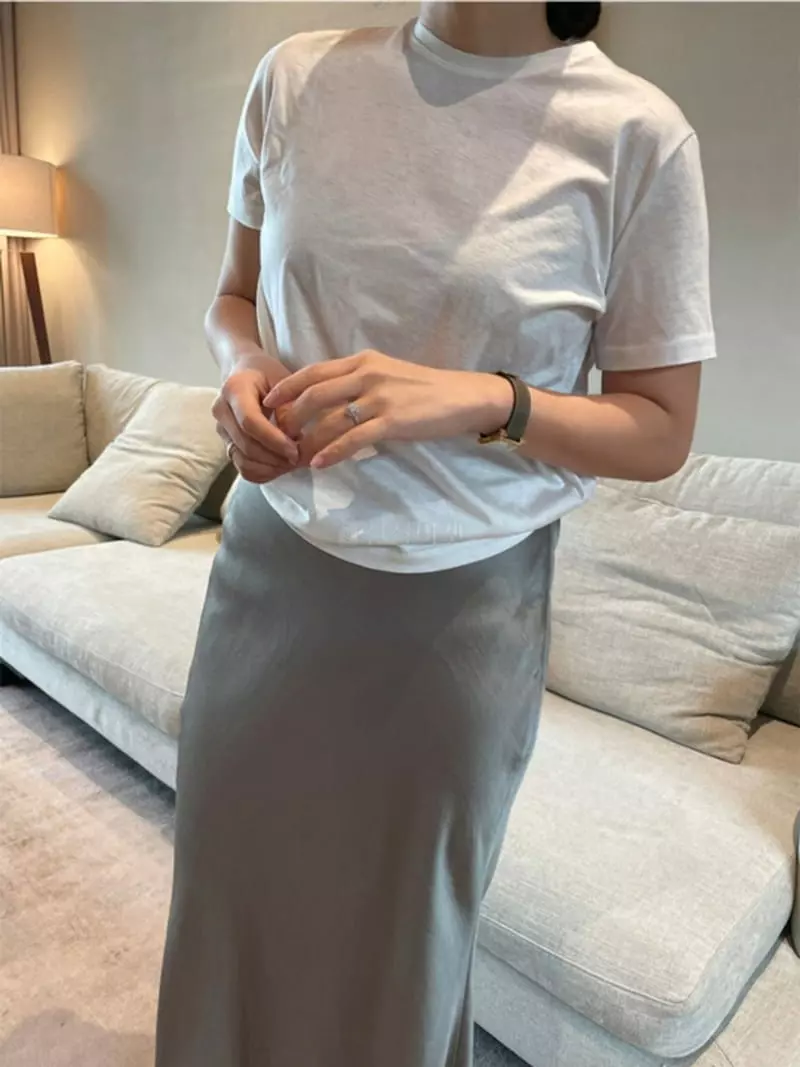 Lamerei - Korean Women Fashion - #womensfashion - Tencel Tee - 2