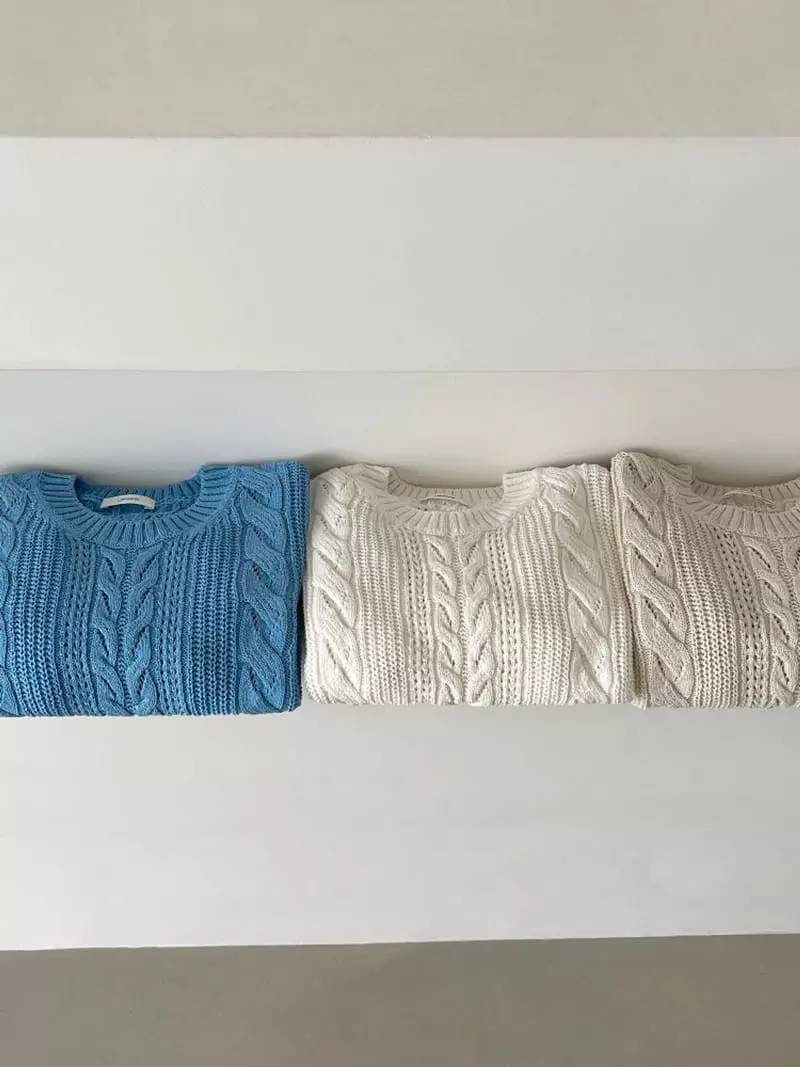 Lamerei - Korean Women Fashion - #womensfashion - Hanji Cable Knit Top - 3