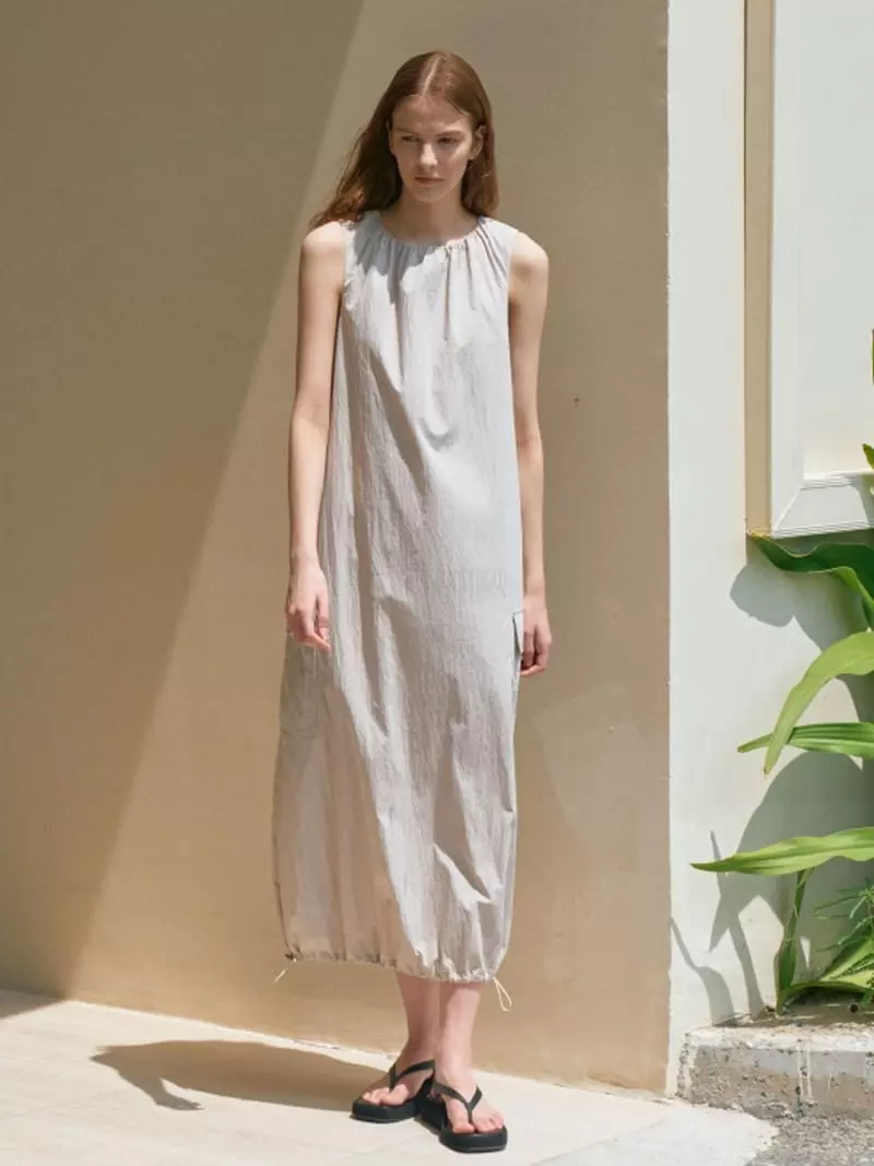 Lamerei - Korean Women Fashion - #womensfashion - Sleeveless String Pocket One-piece - 6