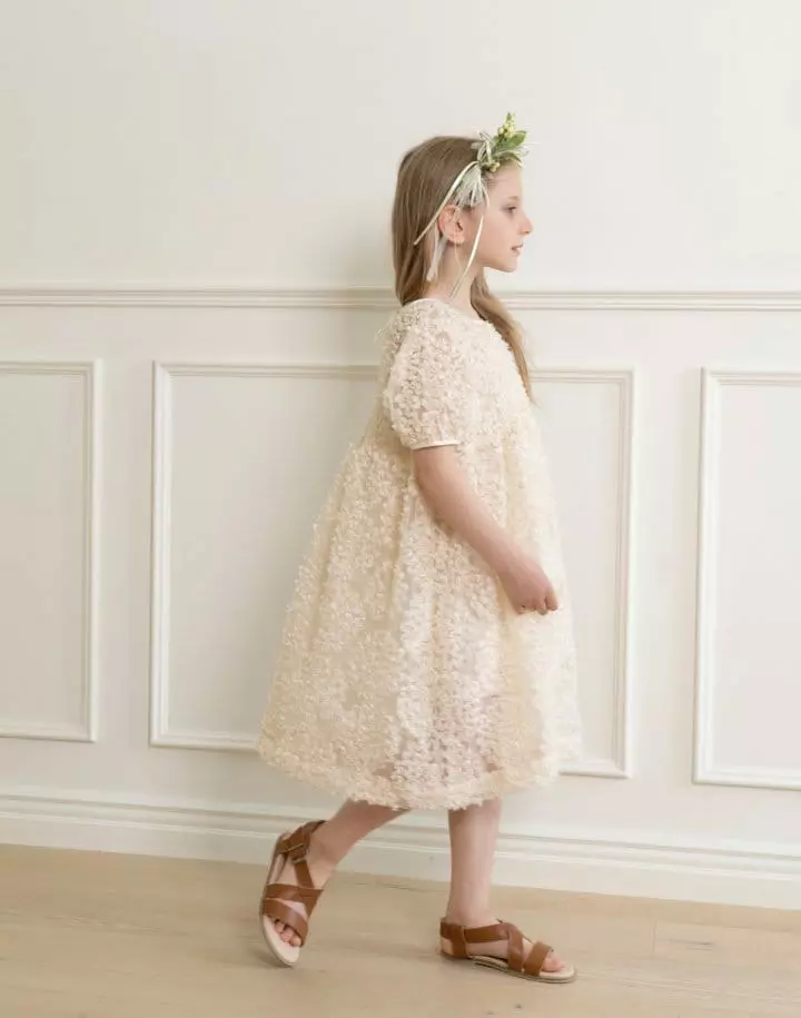Le Bev - Korean Children Fashion - #childofig - Rose Tool One-piece - 3
