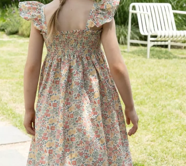 Le Bev - Korean Children Fashion - #prettylittlegirls - Hana Liberty One-piece - 2