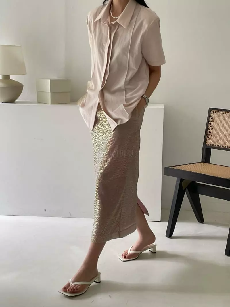 Lewin - Korean Women Fashion - #momslook - Spankle Skirt - 10