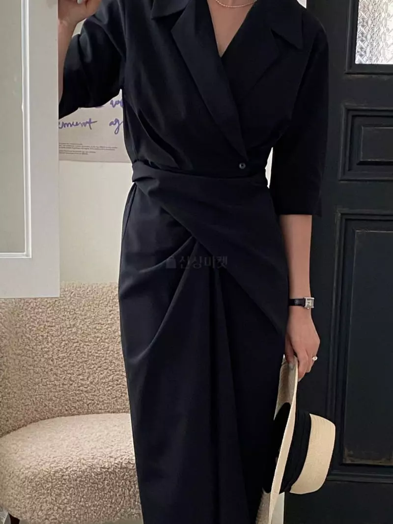 Lewin - Korean Women Fashion - #momslook - Twist One-piece - 3