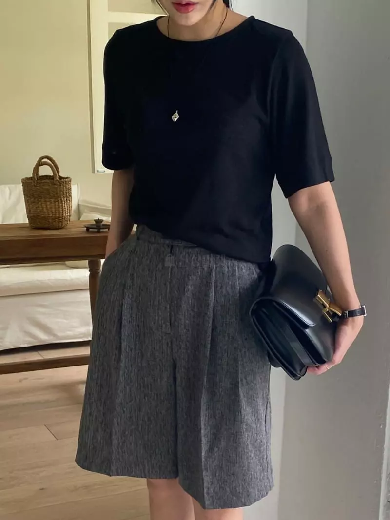 Lewin - Korean Women Fashion - #momslook - Linen Shorts - 5