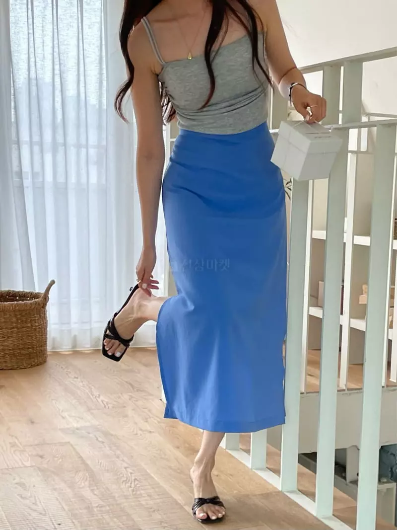 Lewin - Korean Women Fashion - #restrostyle - Mori Slit Skirt - 8