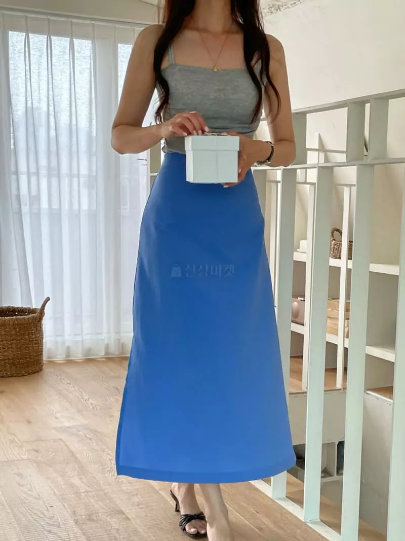 Lewin - Korean Women Fashion - #romanticstyle - Mori Slit Skirt - 9
