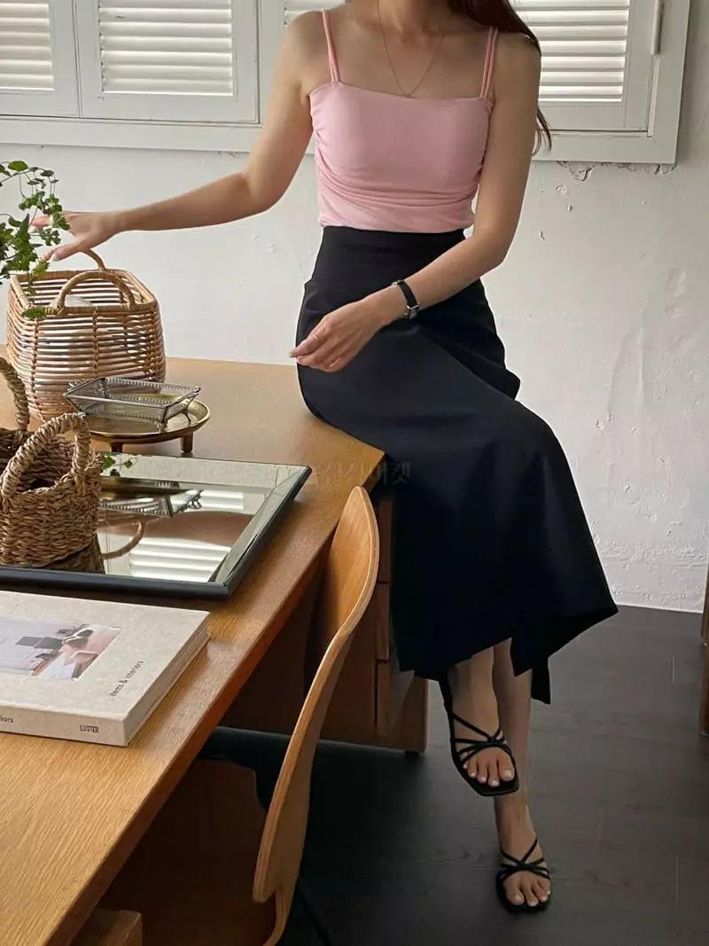 Lewin - Korean Women Fashion - #thelittlethings - Mori Slit Skirt - 12