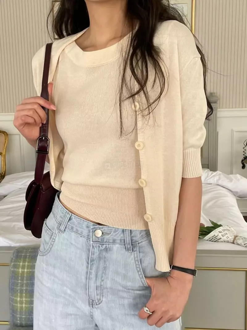 Lewin - Korean Women Fashion - #womensfashion - Biscos Cardigan - 8