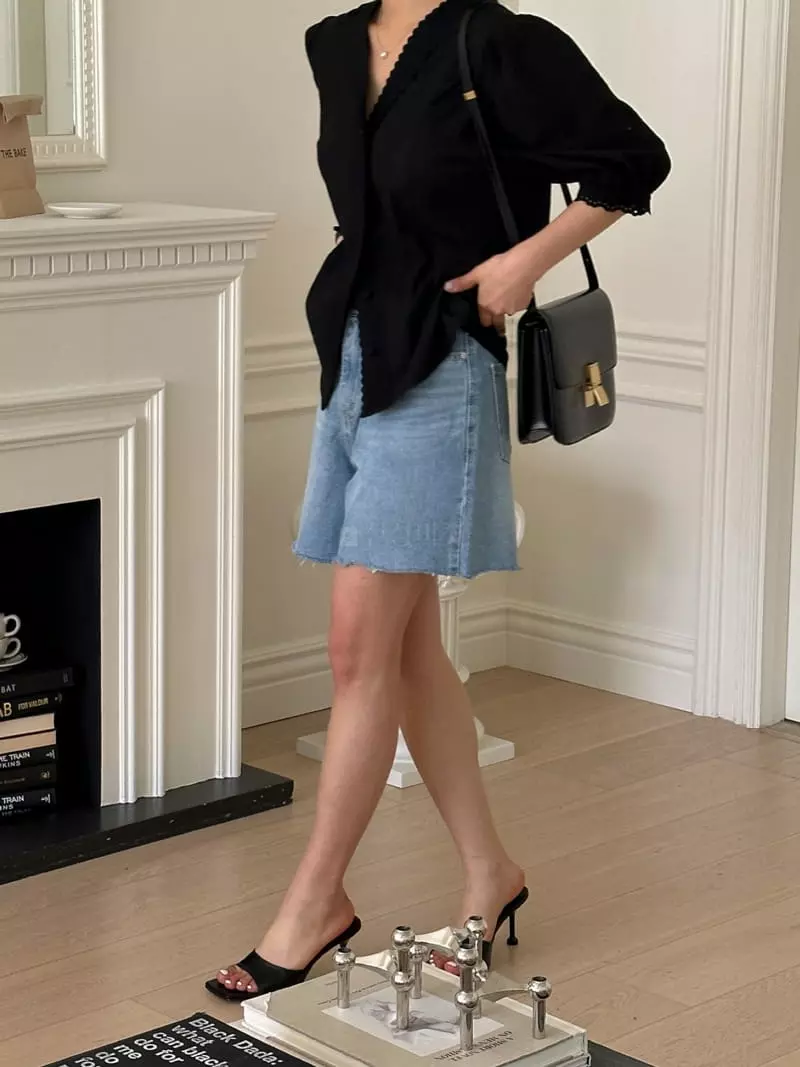 Lewin - Korean Women Fashion - #womensfashion - Lace Blouse - 3