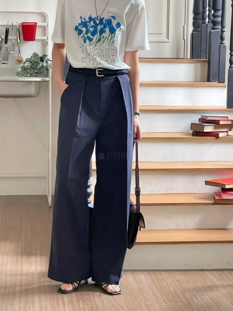 Lewin - Korean Women Fashion - #womensfashion - Button Pants - 5