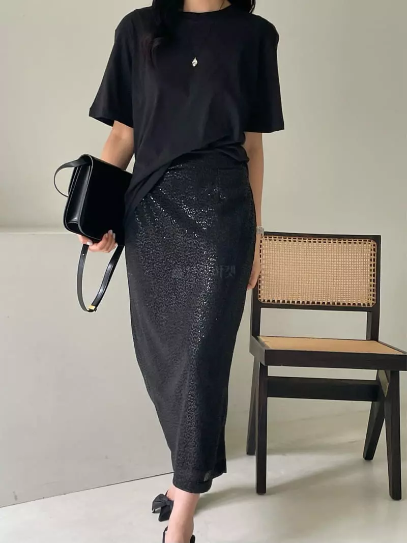 Lewin - Korean Women Fashion - #womensfashion - Spankle Skirt - 3