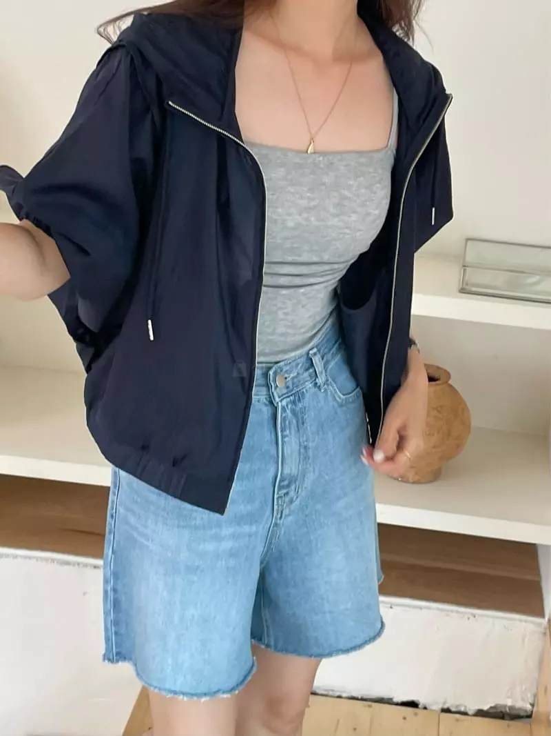 Lewin - Korean Women Fashion - #womensfashion - Summer Zip-up - 10