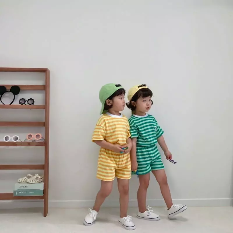 Little Rabbit - Korean Children Fashion - #Kfashion4kids - Coco Top Bottom Set - 5