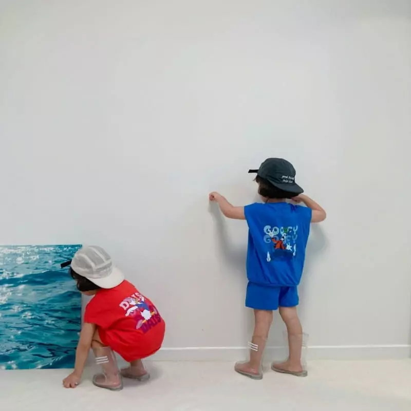 Little Rabbit - Korean Children Fashion - #Kfashion4kids - Character Top Bottom Set - 3
