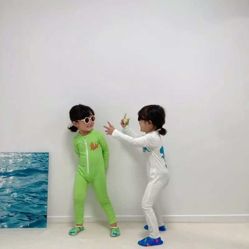 Little Rabbit - Korean Children Fashion - #designkidswear - Pang Water Bodysuit - 3