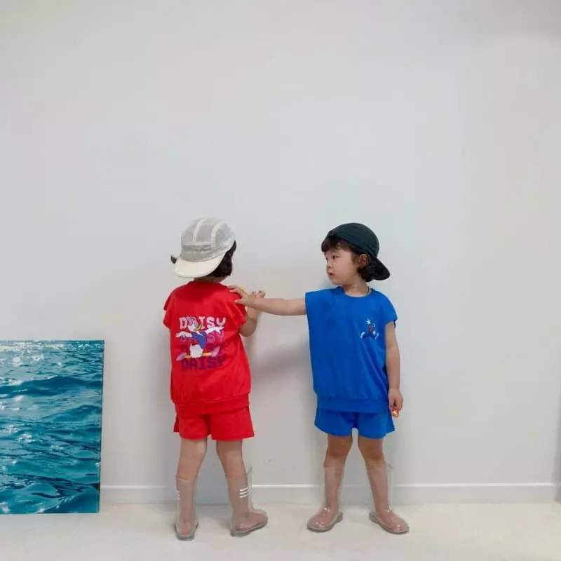 Little Rabbit - Korean Children Fashion - #kidzfashiontrend - Character Top Bottom Set - 2