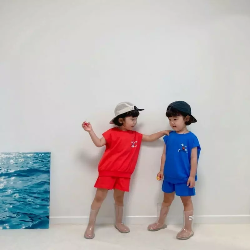 Little Rabbit - Korean Children Fashion - #magicofchildhood - Character Top Bottom Set - 5