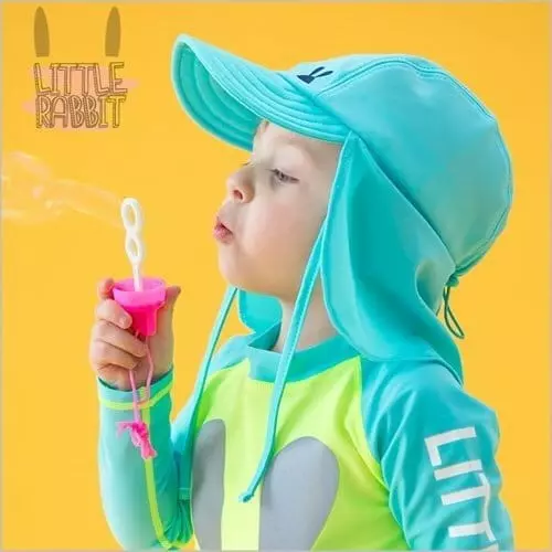 Little Rabbit - Korean Children Fashion - #magicofchildhood - Aqua Hat - 4