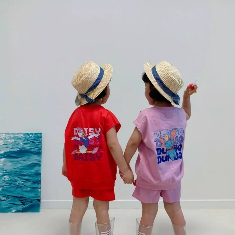 Little Rabbit - Korean Children Fashion - #minifashionista - Character Top Bottom Set - 6