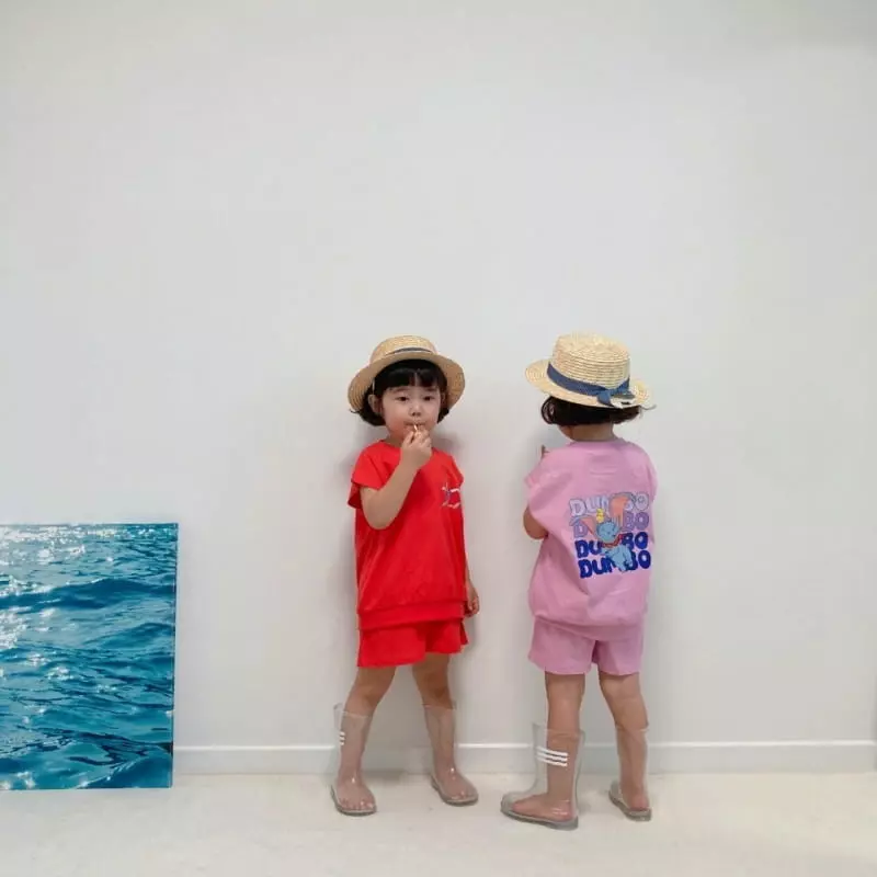 Little Rabbit - Korean Children Fashion - #prettylittlegirls - Character Top Bottom Set - 7