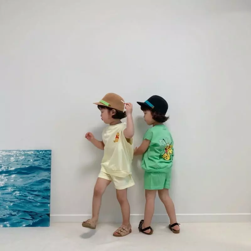 Little Rabbit - Korean Children Fashion - #stylishchildhood - Character Top Bottom Set - 10