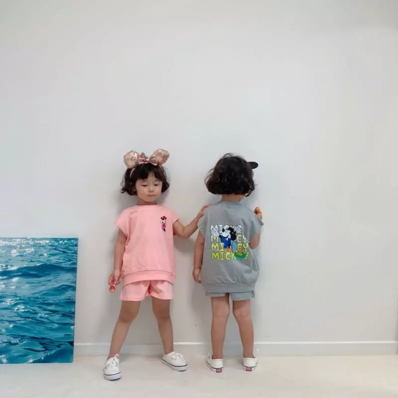 Little Rabbit - Korean Children Fashion - #todddlerfashion - Character Top Bottom Set - 8
