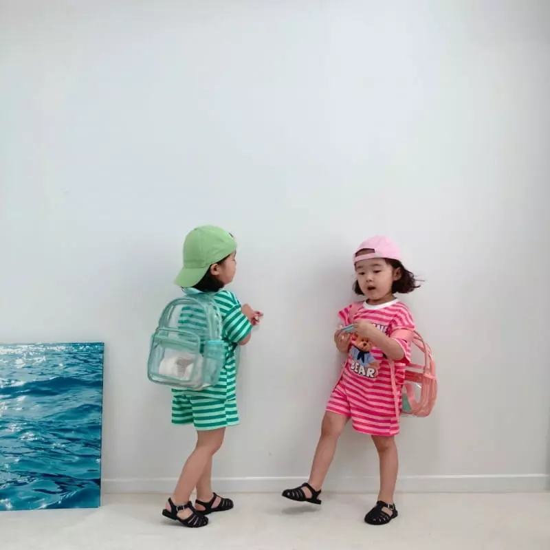Little Rabbit - Korean Children Fashion - #toddlerclothing - Marine Top Bottom Set - 6