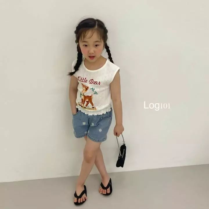 Log101 - Korean Children Fashion - #littlefashionista - Liitle Bear Sleeveless - 12