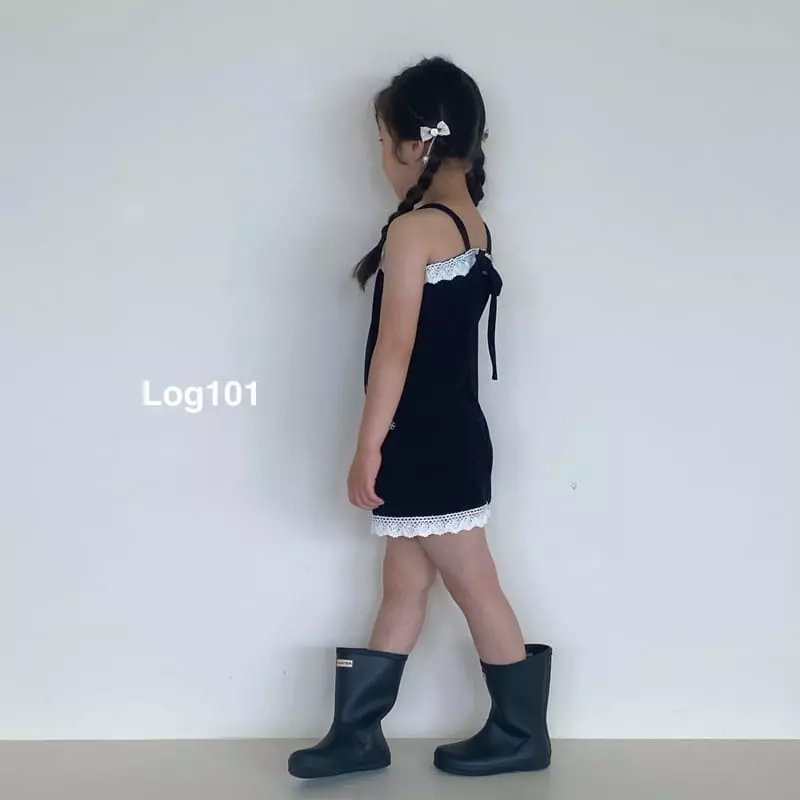 Log101 - Korean Children Fashion - #minifashionista - Flower Jumpsuit - 4