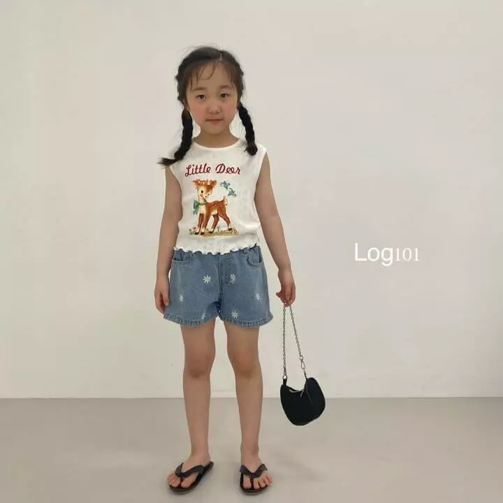 Log101 - Korean Children Fashion - #stylishchildhood - Liitle Bear Sleeveless - 2