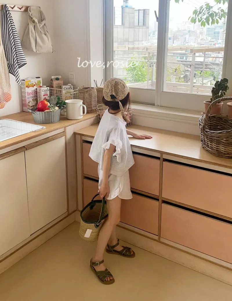 Love Rosie - Korean Children Fashion - #fashionkids - Charlotte Frill Shorts Set - 10