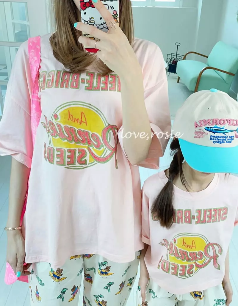 Love Rosie - Korean Children Fashion - #littlefashionista - Mom Vintage Tee - 2