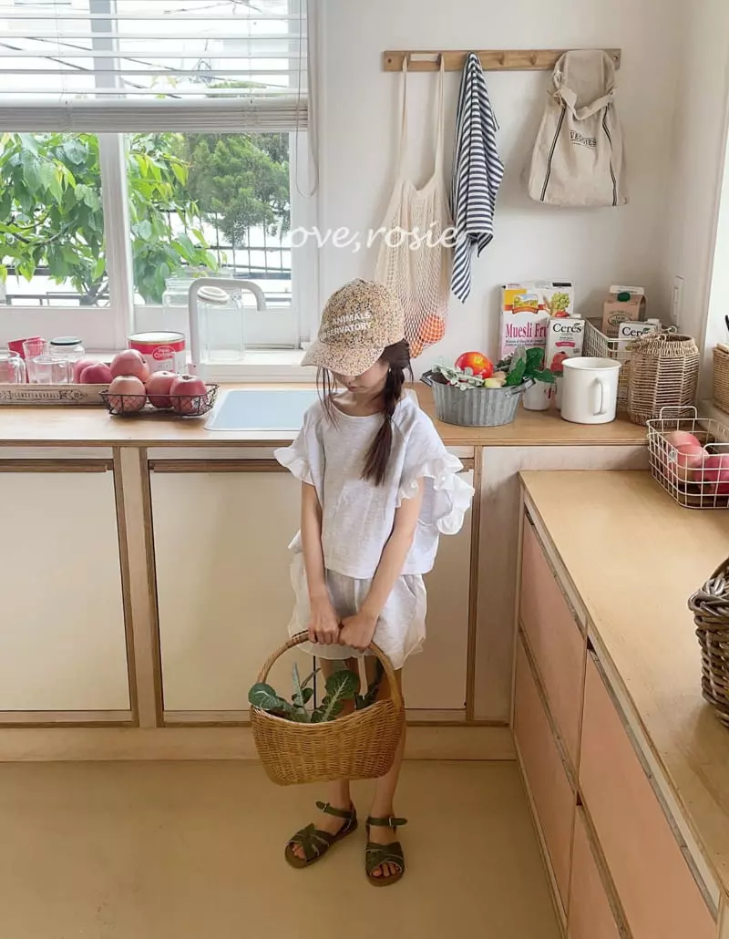Love Rosie - Korean Children Fashion - #prettylittlegirls - Charlotte Frill Shorts Set - 2