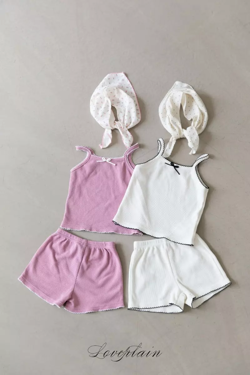Loveplain - Korean Children Fashion - #kidzfashiontrend - Waffle Set - 5