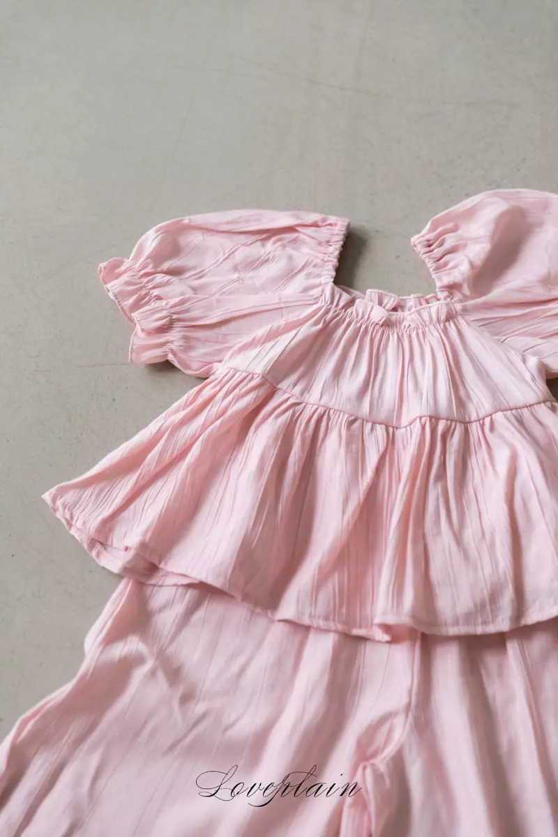 Loveplain - Korean Children Fashion - #littlefashionista - Vacance Top Bottom Set - 2
