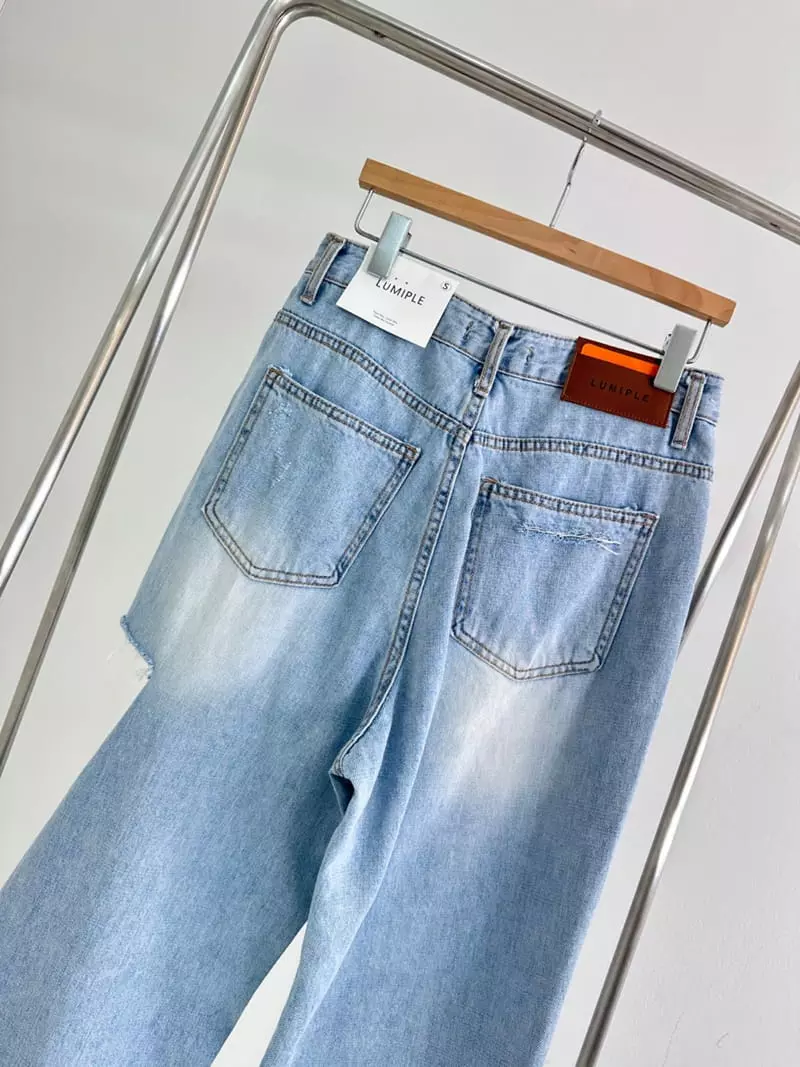 Lumiple - Korean Women Fashion - #momslook - 5057 Wide Pants - 3